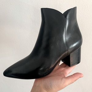 Black Leather Ankle Booties - Cole Haan (Brand New)